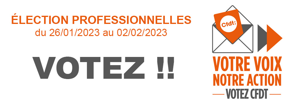 CFDT cads Crédit Agricole Savoie - Elections professionnelles janvier 2023